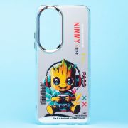 Чехол Honor X7b пластик прозрачный с принтом грут