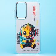 Чехол Samsung A15 5G пластик прозрачный с принтом грут