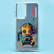 Чехол Samsung A25 пластик прозрачный с принтом грут