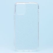 Чехол iPh 11 Pro силикон мерцающий прозрачный белый