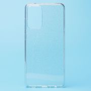 Чехол Samsung A72/A725 силикон мерцающий прозрачный белый