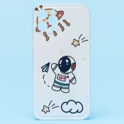 Чехол iPh 12 Pro Max силикон матовый с защитой камеры с принтом 001