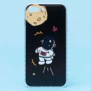 Чехол iPh 7 Plus/8 Plus силикон матовый с защитой камеры с принтом 002
