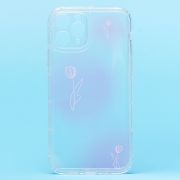 Чехол iPh 11 Pro силикон с защитой камеры с частичным рисунком 002