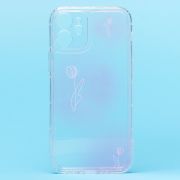 Чехол iPh 12 mini силикон с защитой камеры с частичным рисунком 002