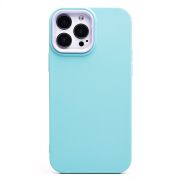 Чехол iPh 13 Pro Max силикон матовый зелёный