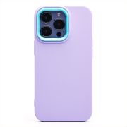Чехол iPh 13 Pro силикон матовый сиреневый