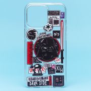 Чехол iPh 13 Pro силикон прозрачный с принтом постер