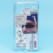 Чехол iPh 11 Pro силикон прозрачный с принтом постер 002