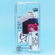 Чехол iPh 12 силикон прозрачный с принтом постер 001