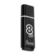 Накопитель USB 8Gb Smartbuy Glossy чёрный
