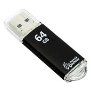 Накопитель USB 64Gb Smartbuy V-Cut чёрный USB3.0