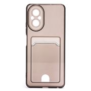 Чехол Realme C67 4G силикон с картхолдером и защитой камеры чёрный