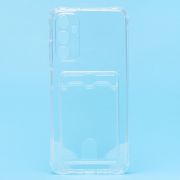 Чехол Samsung A05s/A057 силикон с картхолдером и защитой камеры прозрачный