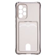 Чехол Samsung A53 5G/A536 силикон с картхолдером и защитой камеры чёрный