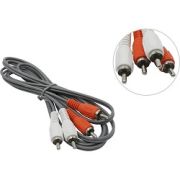 Аудиокабель - Кабель 2RCA (m) - 2RCA (m) 1.8м Smartbuy KA-221-300 серый