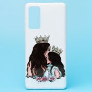 Чехол Samsung S20FE силикон плотный с принтом 003