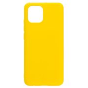 Чехол Xiaomi Redmi A1 силикон матовый однотонный с защитой камеры жёлтый