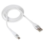 Кабель USB - MicroUSB Walker C580, 3.1A, 1м, белый