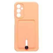Чехол Samsung A24 4G/A245 силикон матовый с картхолдером и защитой камеры розовый