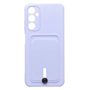 Чехол Samsung A05s/A057 силикон матовый с картхолдером и защитой камеры сиреневый