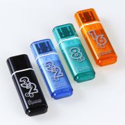 Накопитель USB 4Gb Smartbuy Glossy чёрный