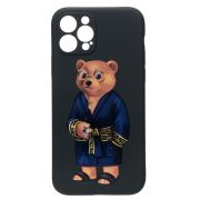 Чехол iPh 12 Pro силикон с защитой камеры с принтом 003