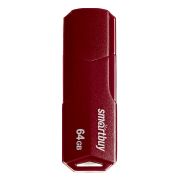 Накопитель USB 64Gb Smartbuy Clue бордо