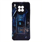 Чехол Honor 50 Lite/Nova 8i силикон рифлёный с защитой камеры и принтом 002