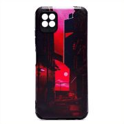 Чехол Samsung A22s 5G/A226 силикон рифлёный с защитой камеры и принтом 005