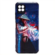 Чехол Samsung A22s 5G/A226 силикон рифлёный с защитой камеры и принтом 007