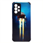 Чехол Samsung A32 5G/A336 силикон рифлёный с защитой камеры и принтом 004