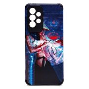 Чехол Samsung A32 5G/A336 силикон рифлёный с защитой камеры и принтом 007