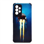Чехол Samsung A53 5G/A536 силикон рифлёный с защитой камеры и принтом 004