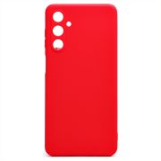 Чехол Samsung M54 5G/M546 силикон цельный матовый с защитой камеры красный