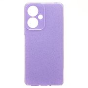Чехол Xiaomi Redmi 13C 5G/Poco M6 5G силикон с вкраплениями и защитой камеры сиреневый