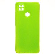 Чехол Xiaomi Redmi 9C/Redmi 10A силикон с вкраплениями и защитой камеры зелёный