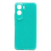 Чехол Honor 90 Lite силикон с вкраплениями и защитой камеры зелёный