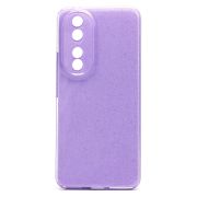 Чехол Honor 90 силикон с вкраплениями и защитой камеры сиреневый