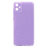Чехол Samsung A05/A055 силикон с вкраплениями и защитой камеры сиреневый