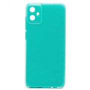 Чехол Samsung A05/A055 силикон с вкраплениями и защитой камеры зелёный