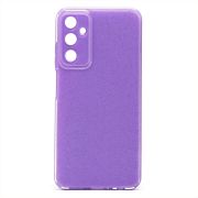 Чехол Samsung A05s/A057 силикон с вкраплениями и защитой камеры сиреневый