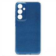Чехол Samsung A55 силикон с вкраплениями и защитой камеры синий