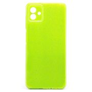 Чехол Samsung A04/A045 силикон с вкраплениями и защитой камеры зелёный