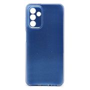 Чехол Samsung A04s/A047 силикон с вкраплениями и защитой камеры синий