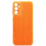 Чехол Samsung A14 4G/A145 силикон с вкраплениями и защитой камеры оранжевый