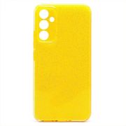 Чехол Samsung A34/A346 силикон с вкраплениями и защитой камеры жёлтый
