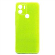 Чехол Xiaomi Redmi A1+ силикон с вкраплениями и защитой камеры зелёный