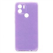 Чехол Xiaomi Redmi A1+ силикон с вкраплениями и защитой камеры сиреневый
