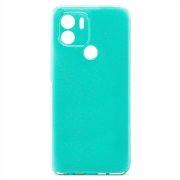 Чехол Xiaomi Redmi A1+ силикон с вкраплениями и защитой камеры зелёный